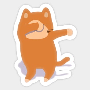 Dabbing Kitty | Lilla The Lamb Sticker